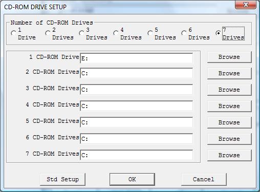 7 Drives screen